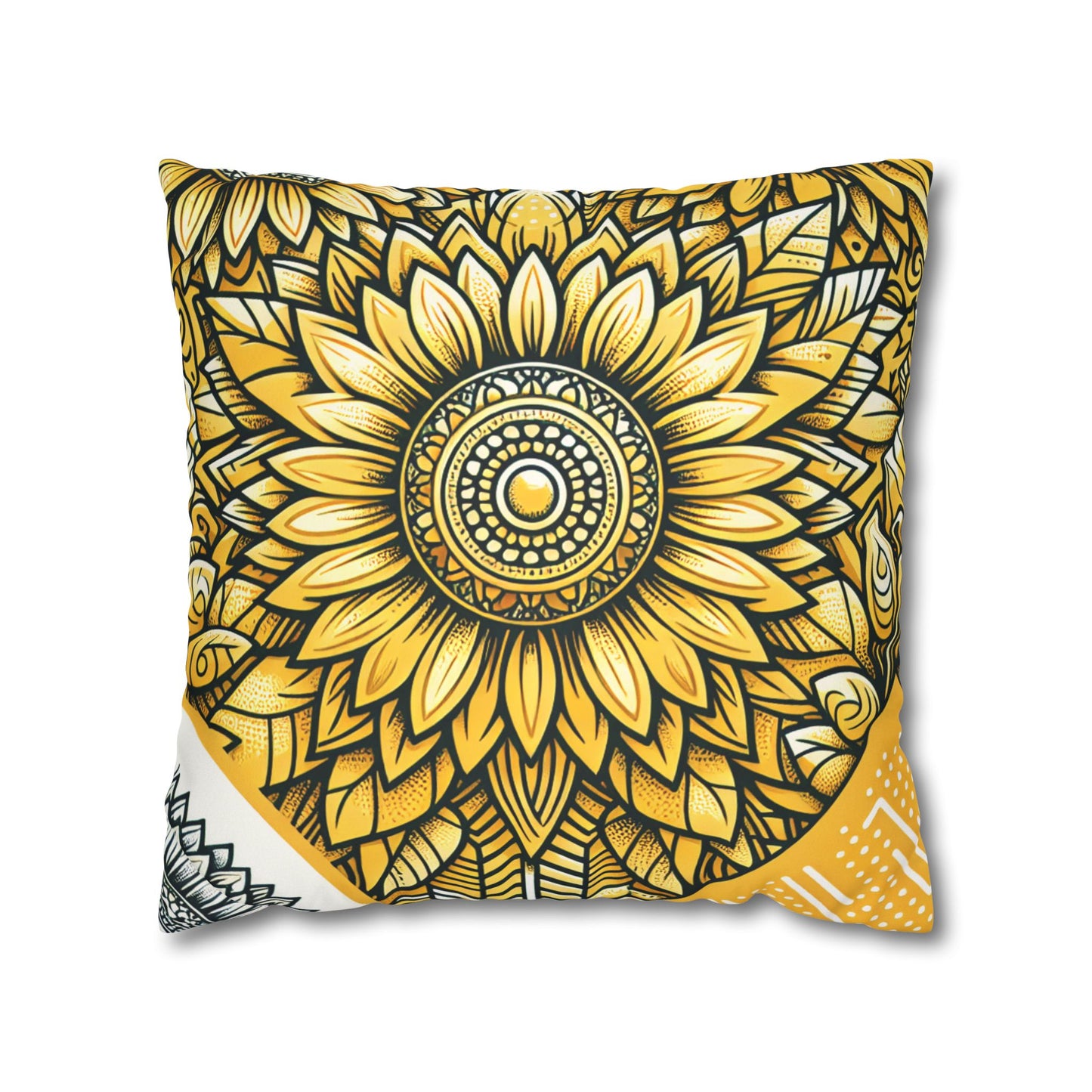 Faux Suede Square Pillowcase