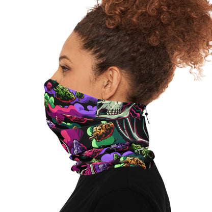 Winter Neck Gaiter With Drawstring