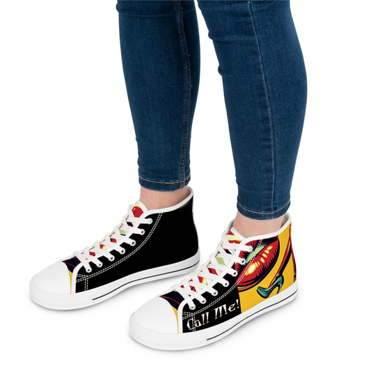 High Top Sneakers - Cool Edgy Style for Women
