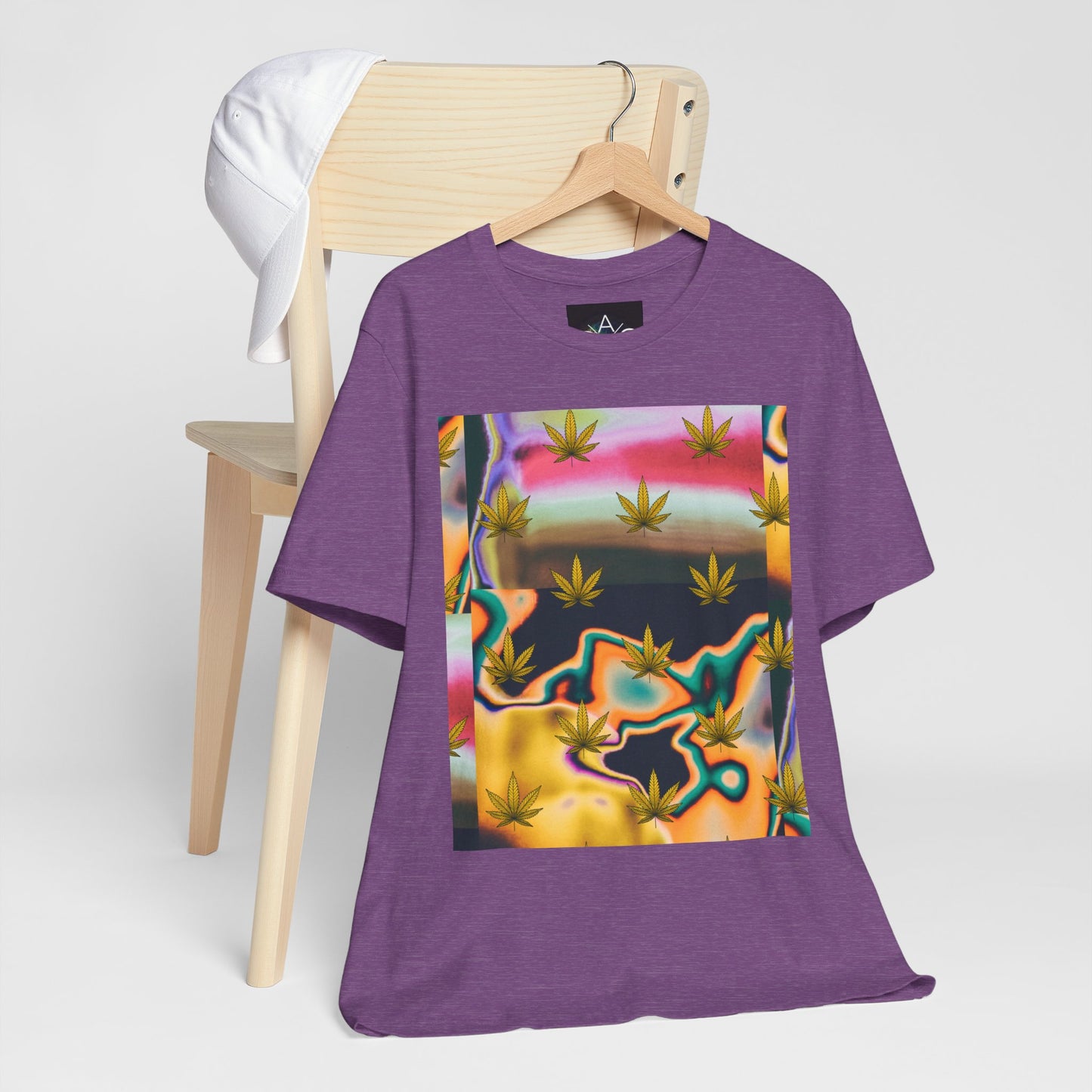 Vibrant Leaf Graphic Tee - Unisex Jersey Short Sleeve T-Shirt