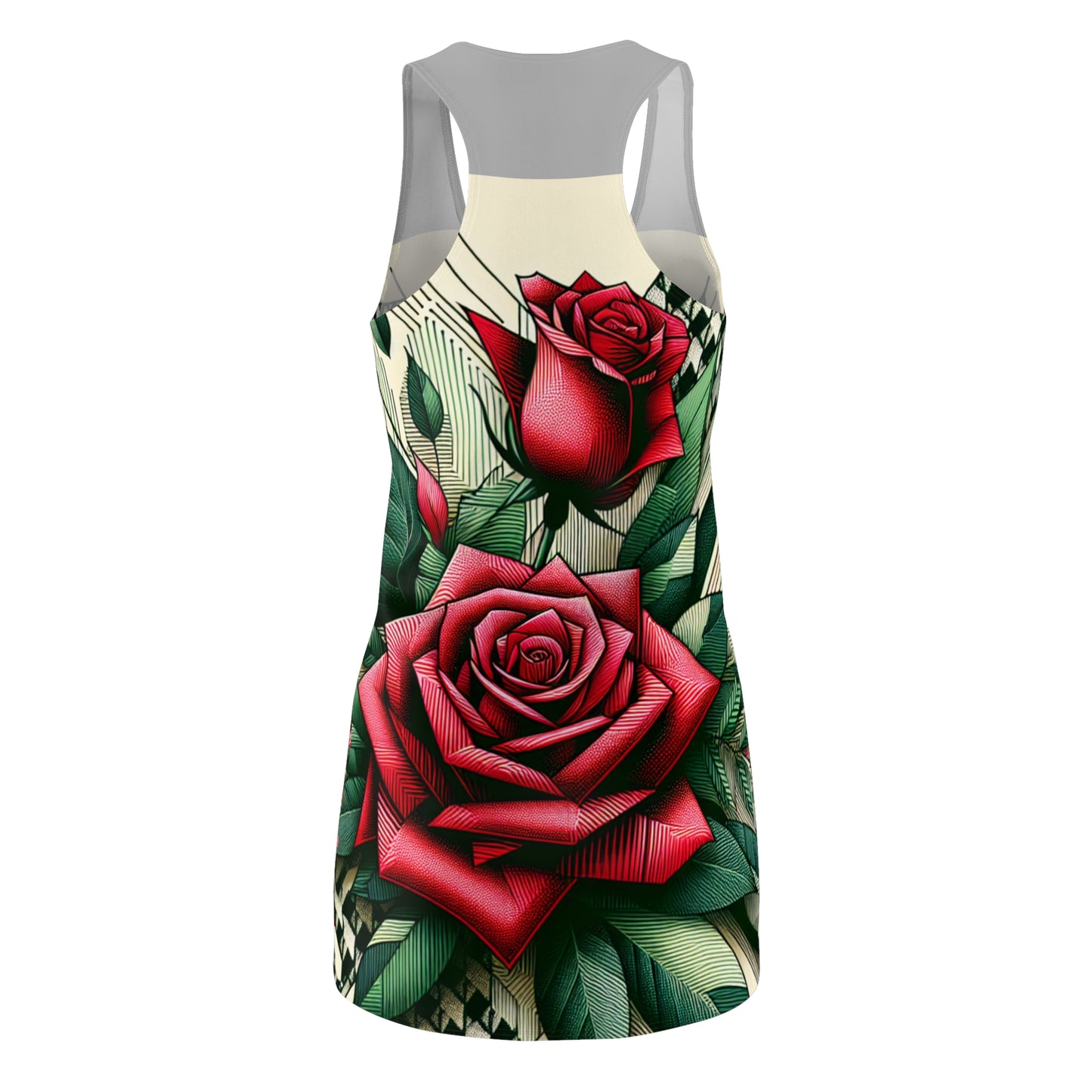 Women's Cut & Sew Racerback Dress (AOP)