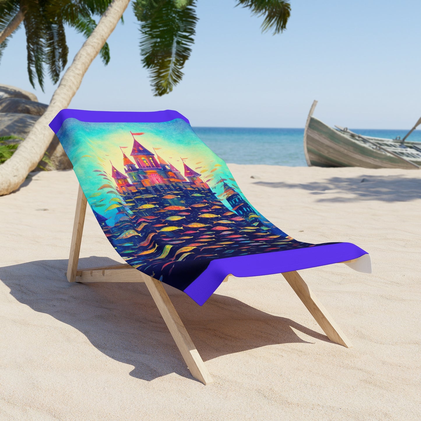 Simple Alluring Style Queen of the Beach Towel