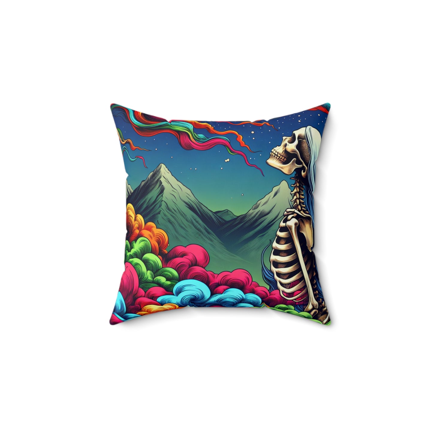 Square Pillow Room Accents Fun Statement Piece Indoor Pillow