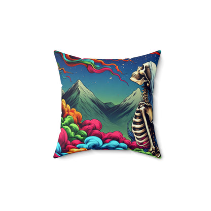 Square Pillow Room Accents Fun Statement Piece Indoor Pillow