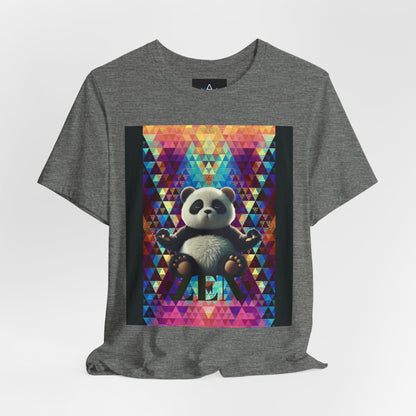 Colorful Panda Graphic Tee - Unisex Jersey Short Sleeve