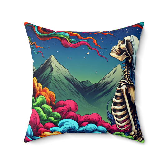 Square Pillow Room Accents Fun Statement Piece Indoor Pillow