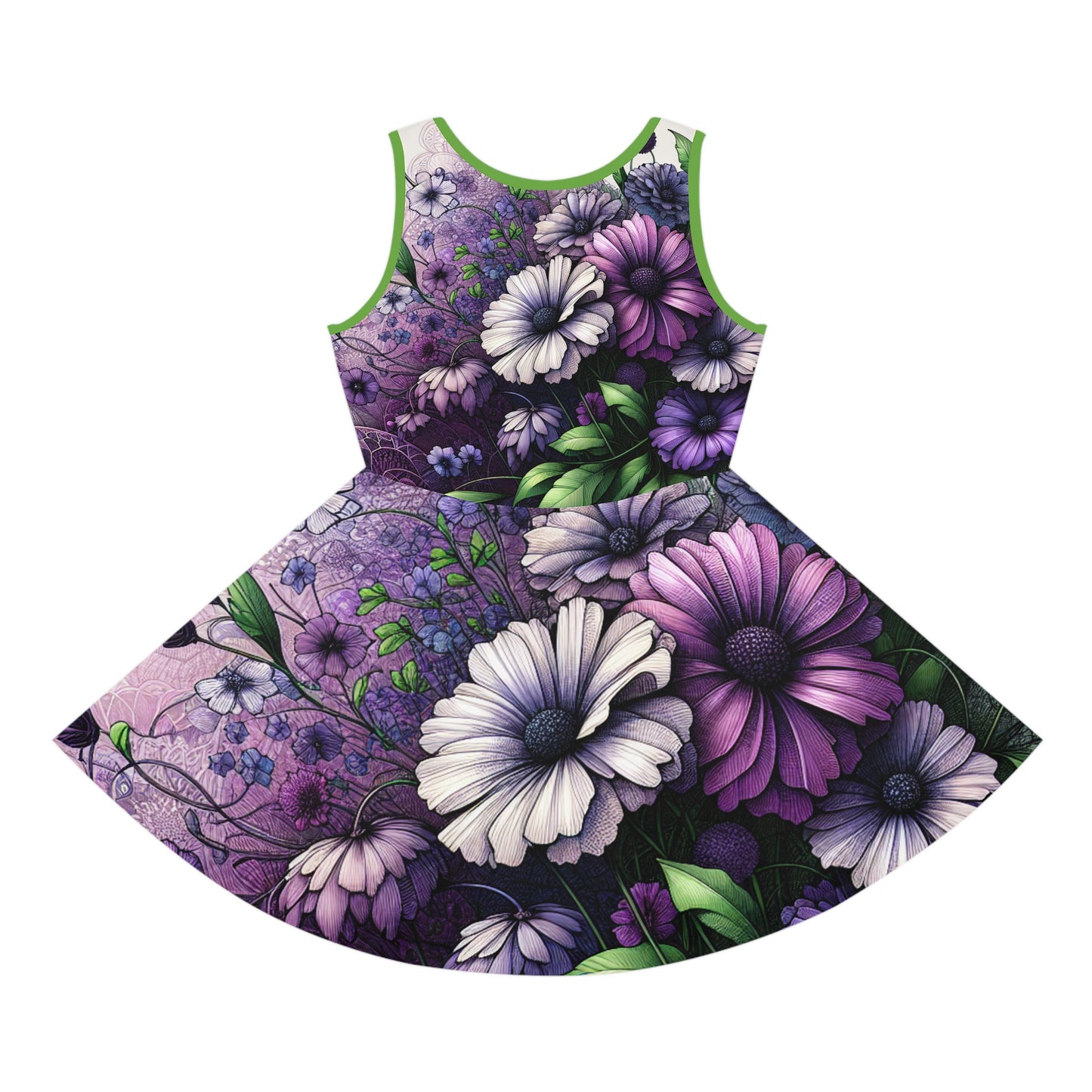 Girls' Sleeveless Sundress (AOP)