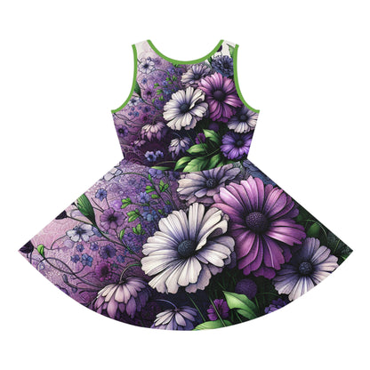 Girls' Sleeveless Sundress (AOP)