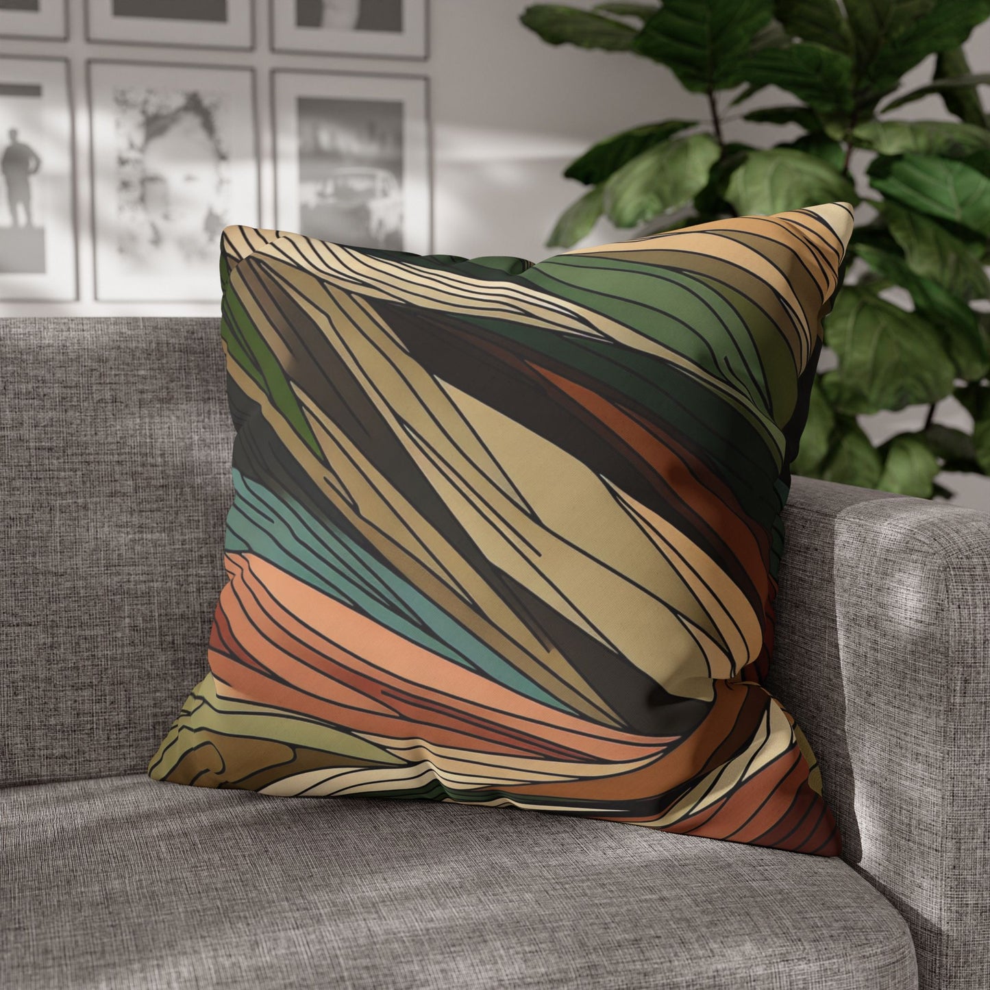 Square Poly Canvas Pillowcase
