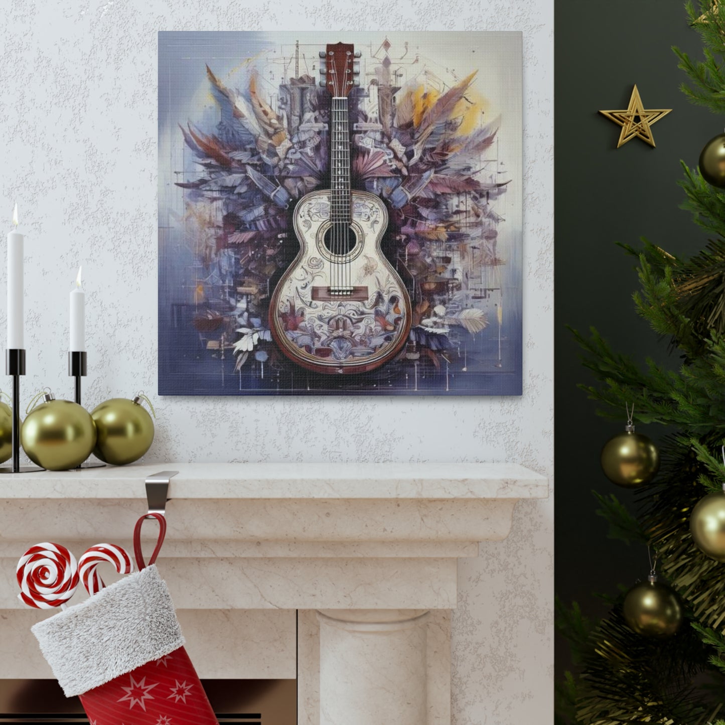 Canvas Gallery Wraps Art Decor Print on Cotton Fabric
