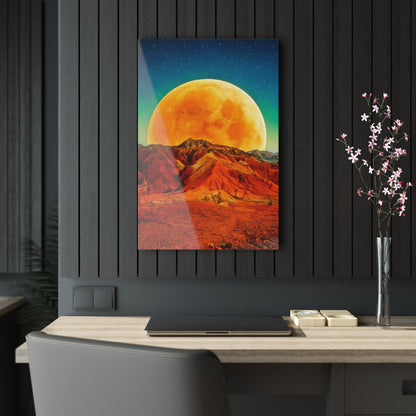 Yellow Planet Acrylic Prints