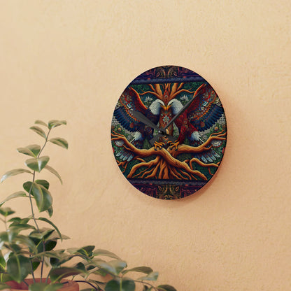 Guided Warriors Acrylic Wall Clock