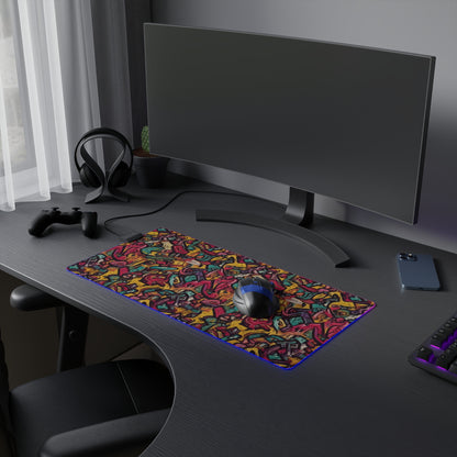 Rise of the Color LED Gaming Mouse Pad