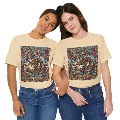 Vibrant Dragon Graphic Tee - Unisex Jersey Short Sleeve Shirt