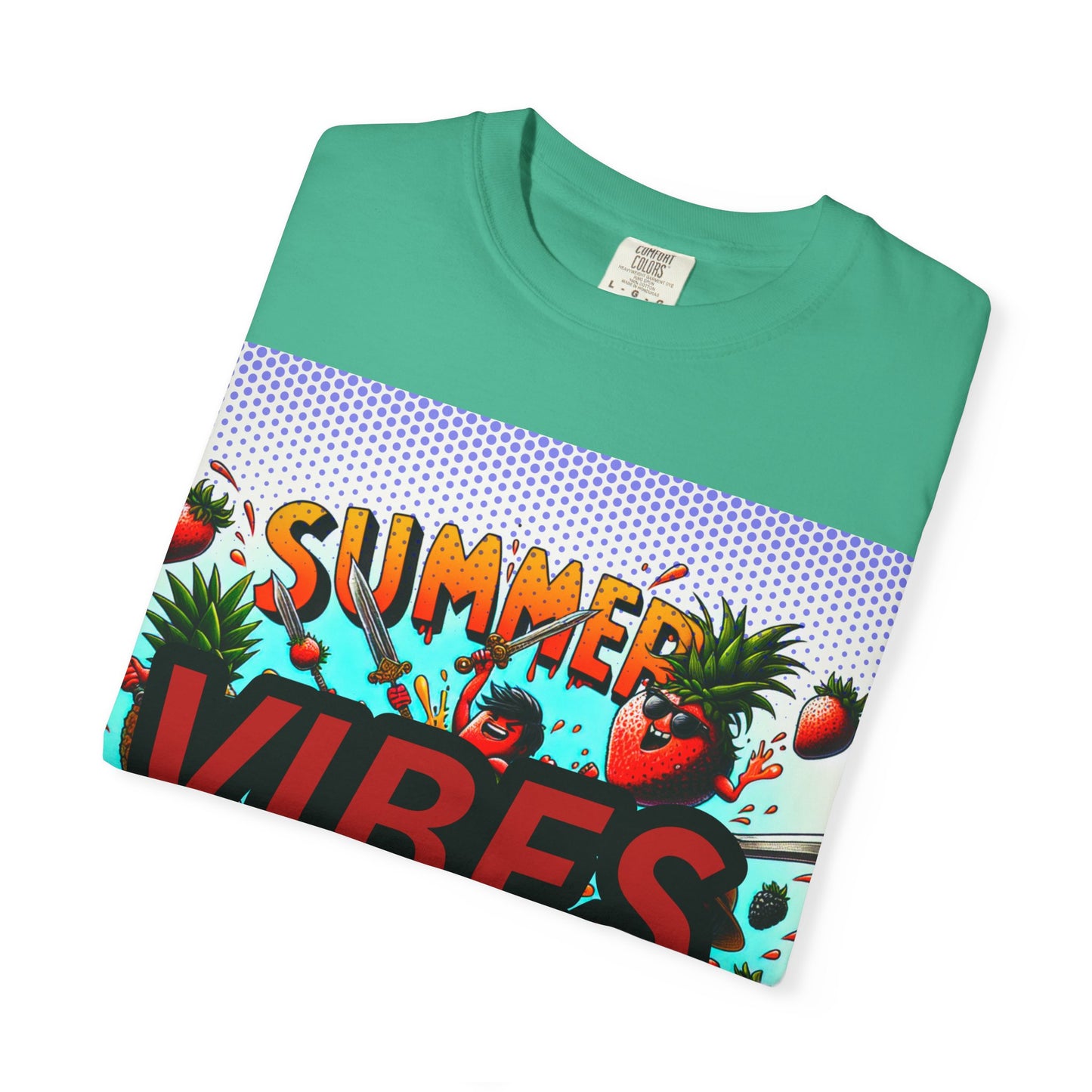 Summer Vibes Unisex Garment-Dyed T-Shirt