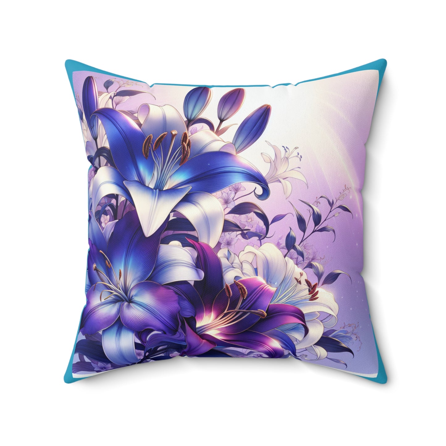 Unique Spun Polyester Square Pillow