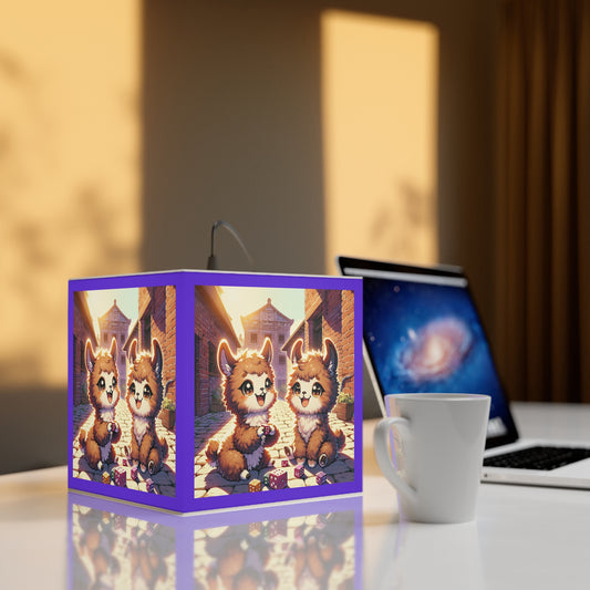 LED Dicey Llamas Light Cube Lamp