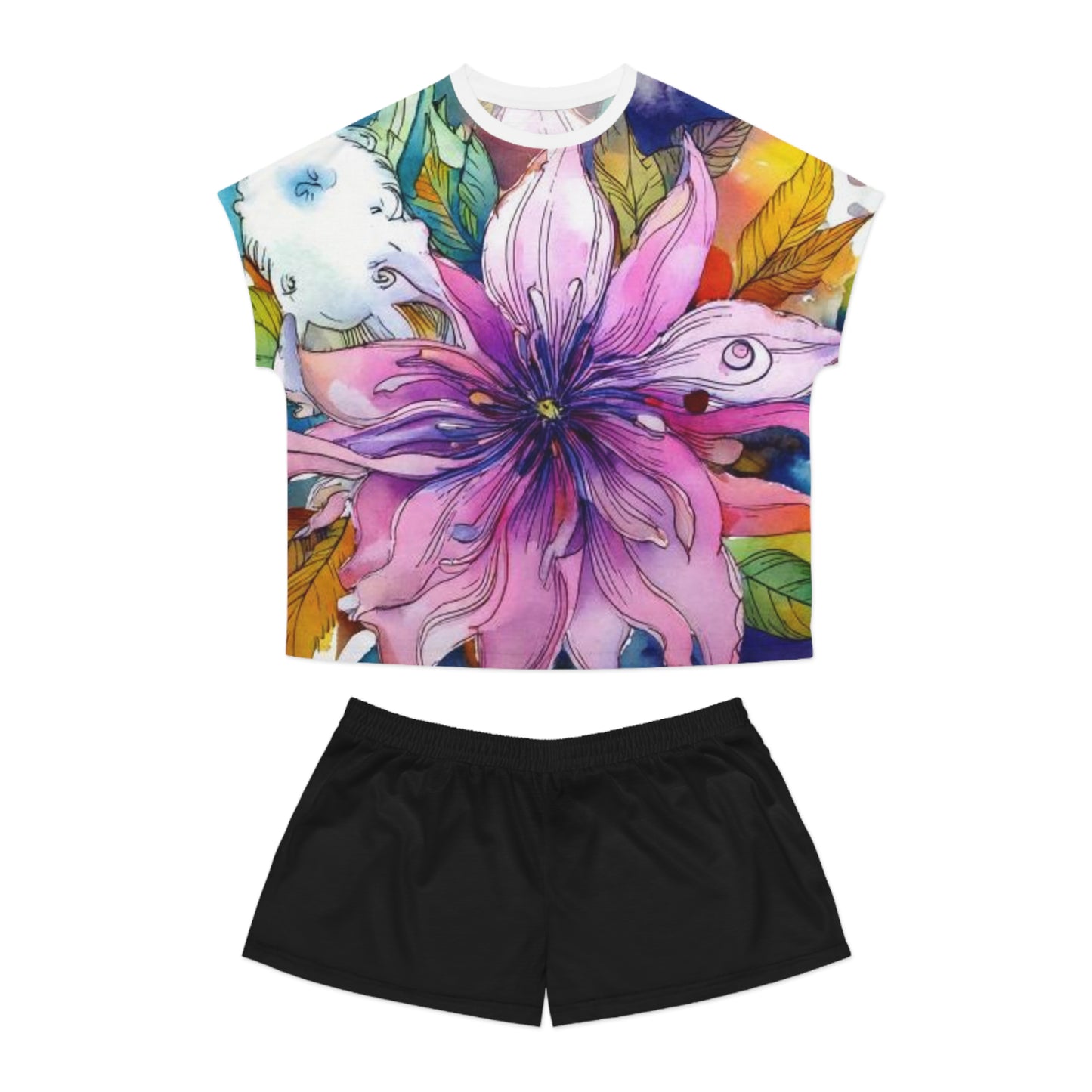 Women's Short Pajama Set (AOP)