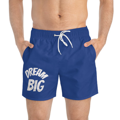 Dream Big Swim Trunks - Men's Beach Shorts for Summer Fun