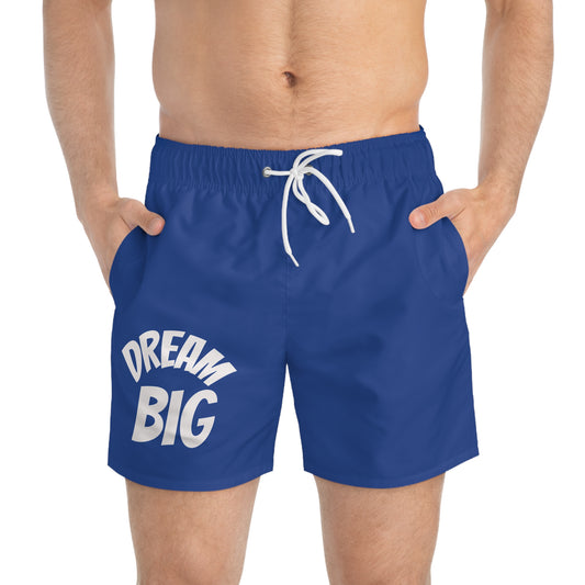 Dream Big Swim Trunks - Men's Beach Shorts for Summer Fun