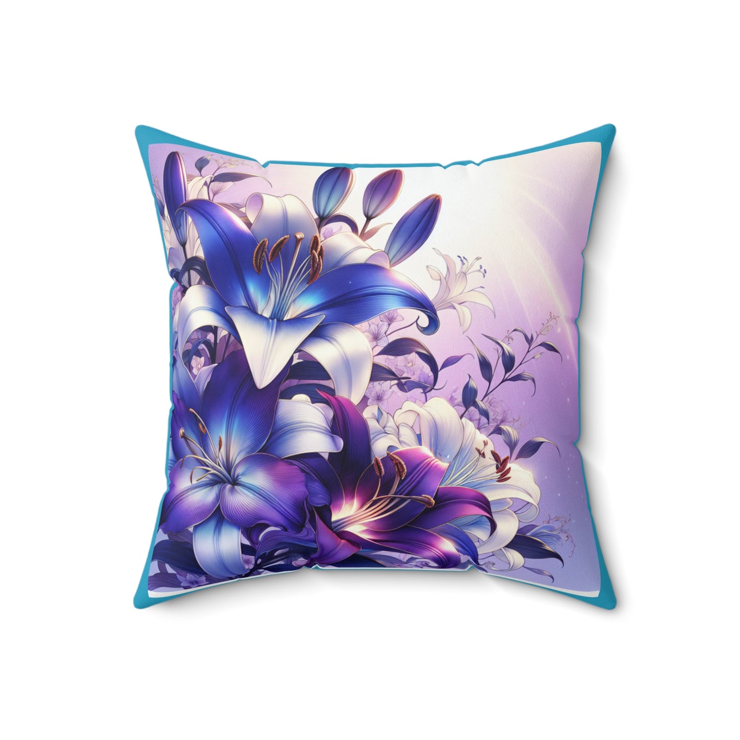 Unique Spun Polyester Square Pillow