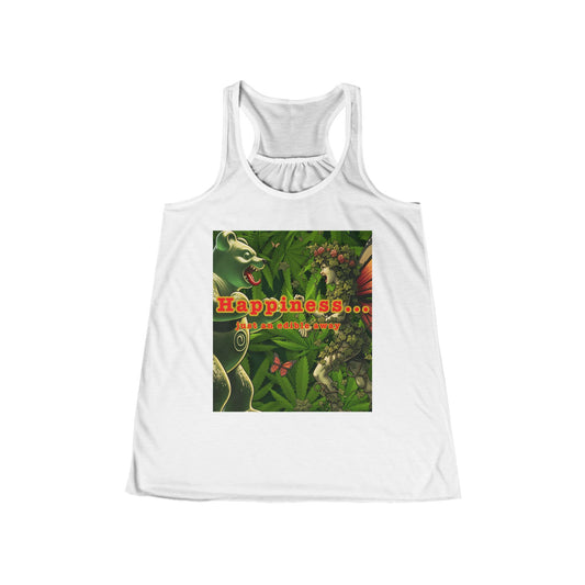 Happiness Jungle Women's Flowy Racerback Tank