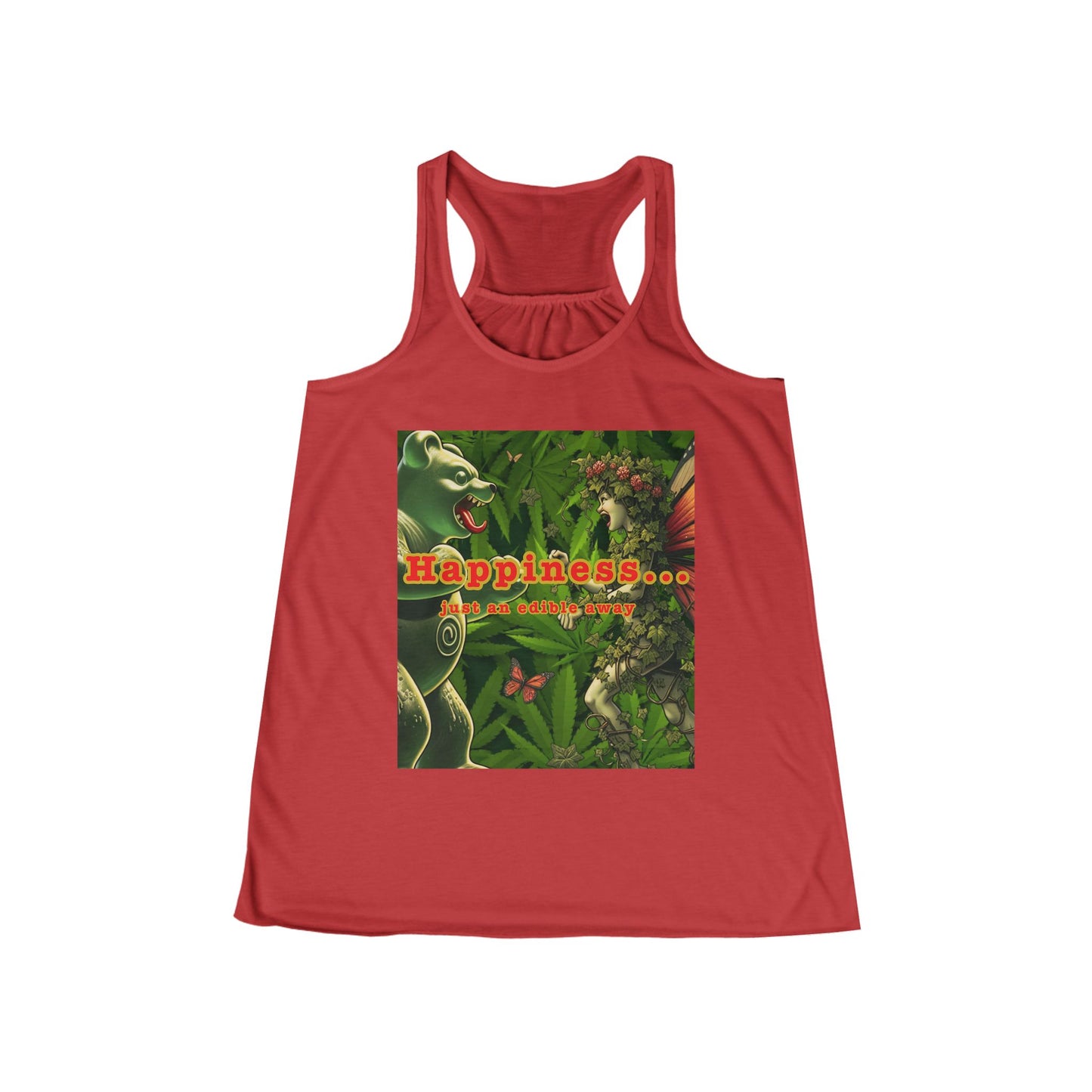 Happiness Jungle Women's Flowy Racerback Tank