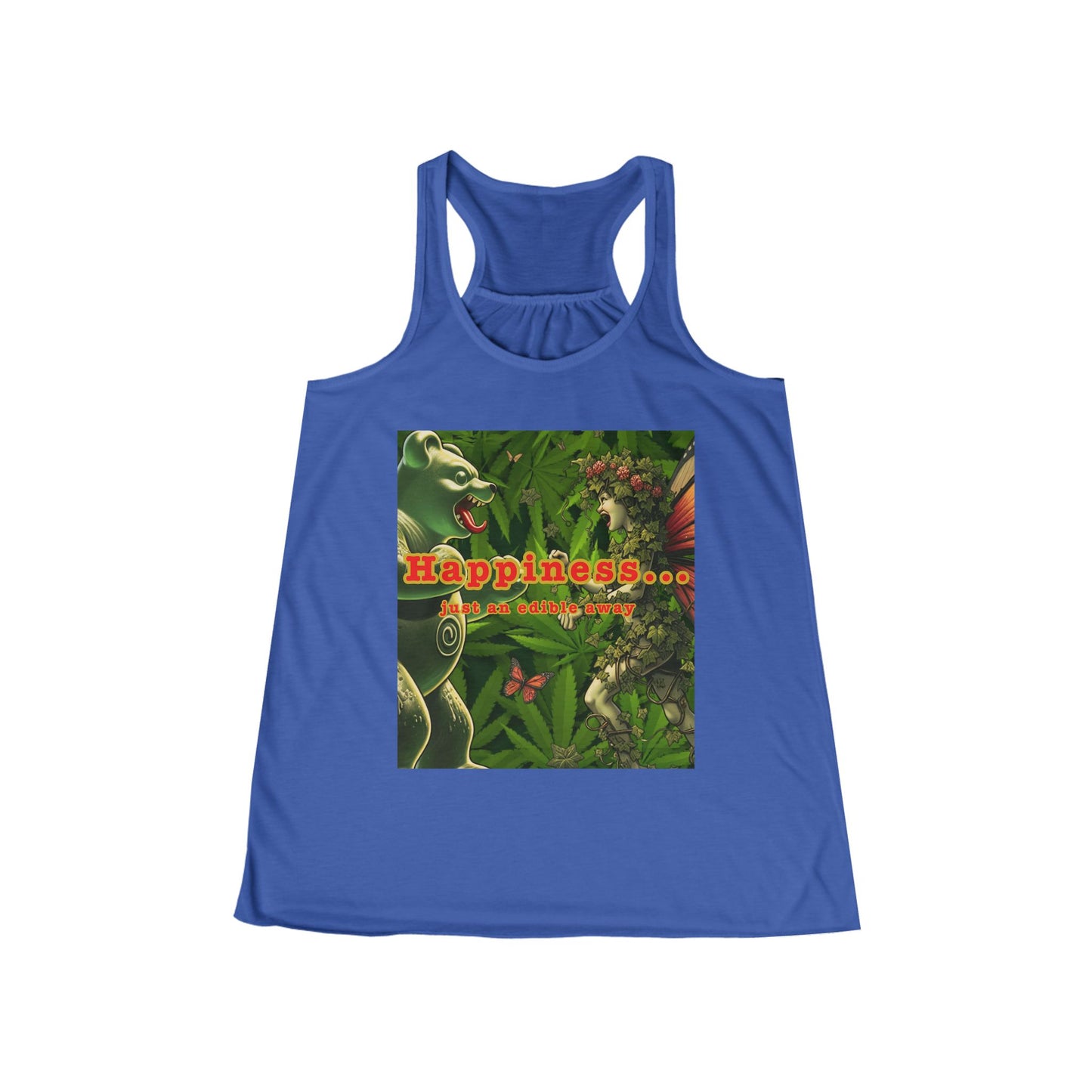 Happiness Jungle Women's Flowy Racerback Tank