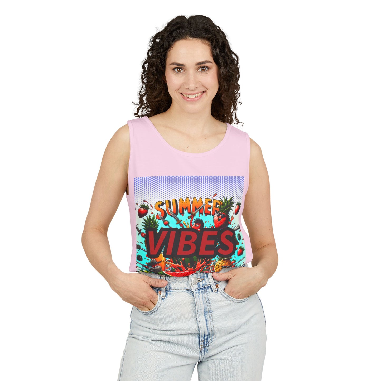 Summer Vibes Unisex Tank Top - Perfect for Beach Days & Festivals