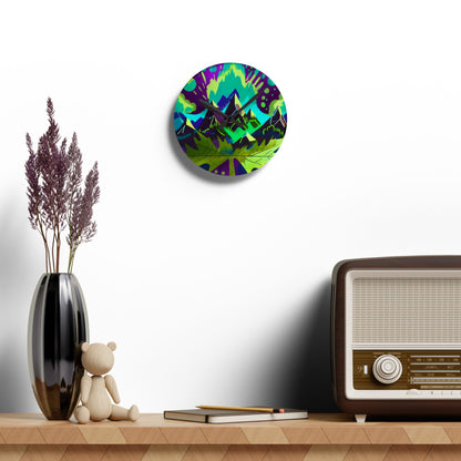 Maple, I love You Acrylic Wall Clock
