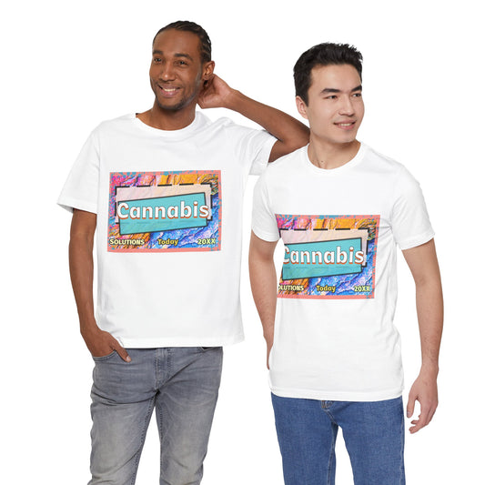 Trendy Cannabis Solutions Tee - Unisex Jersey Short Sleeve T-Shirt