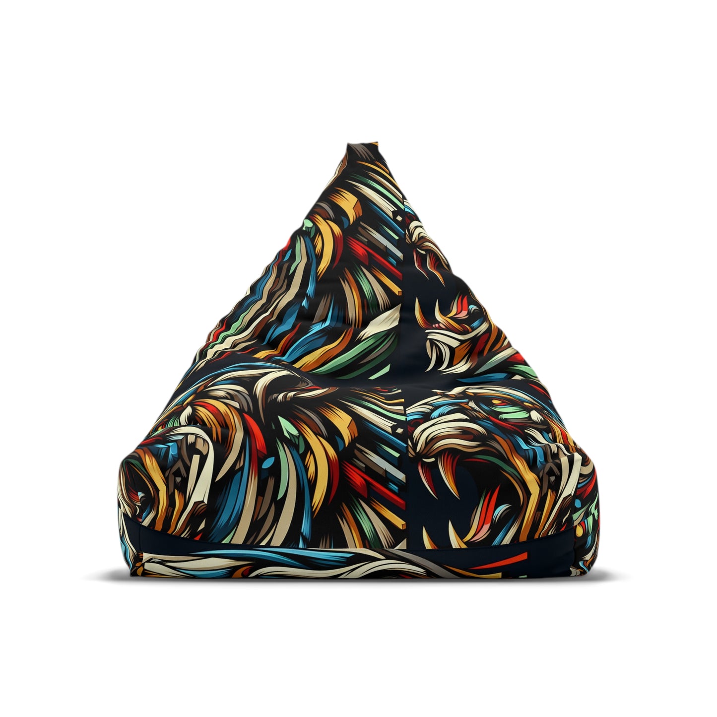 Simple Alluring Style Tiger Bean Bag Chair Cover