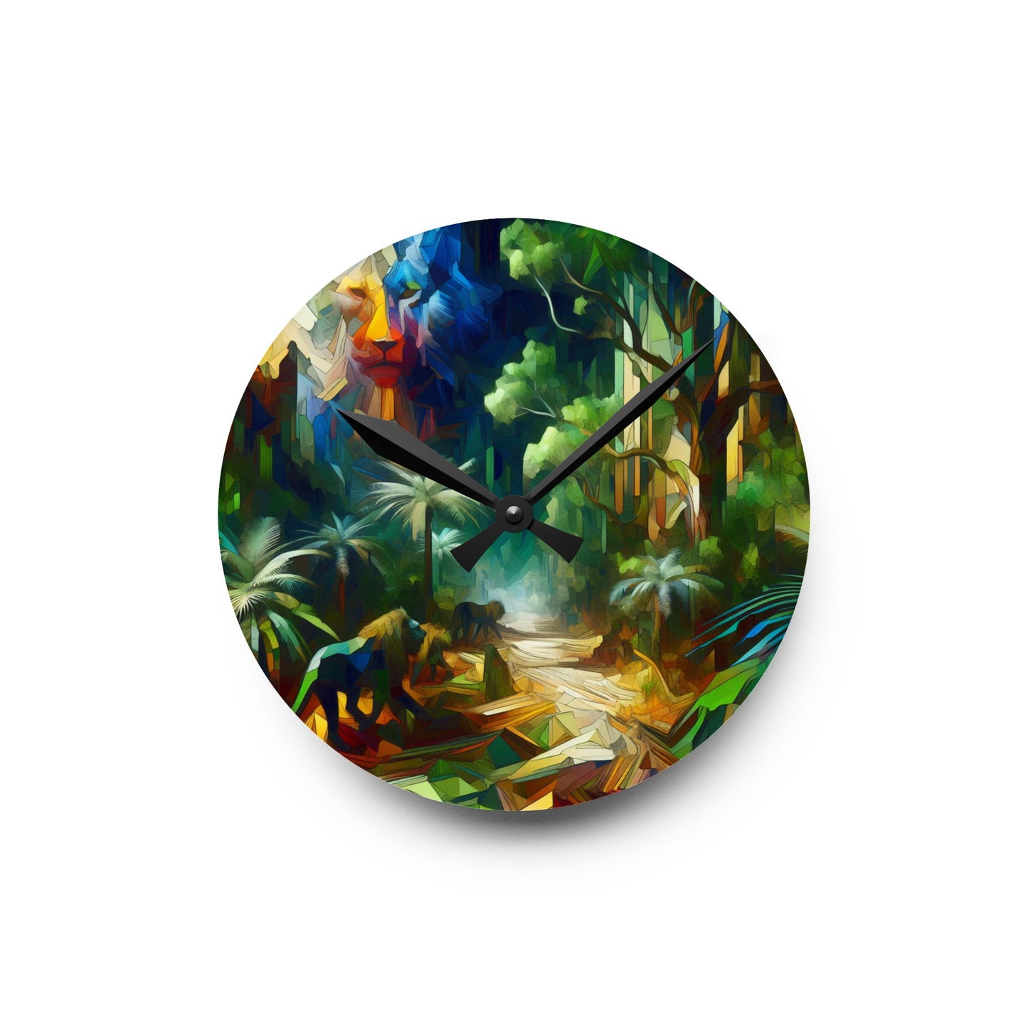 Command Your Time Acrylic Wall Clock