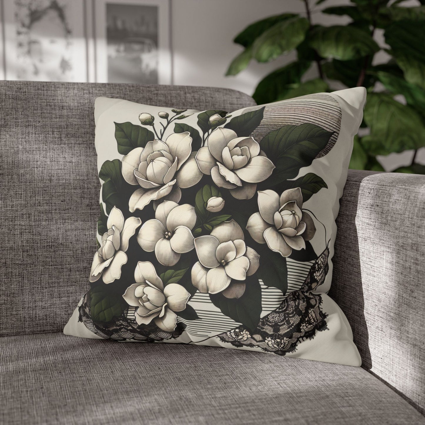 Square Poly Canvas Pillowcase