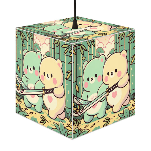 Warrior Bears Light Cube Lamp
