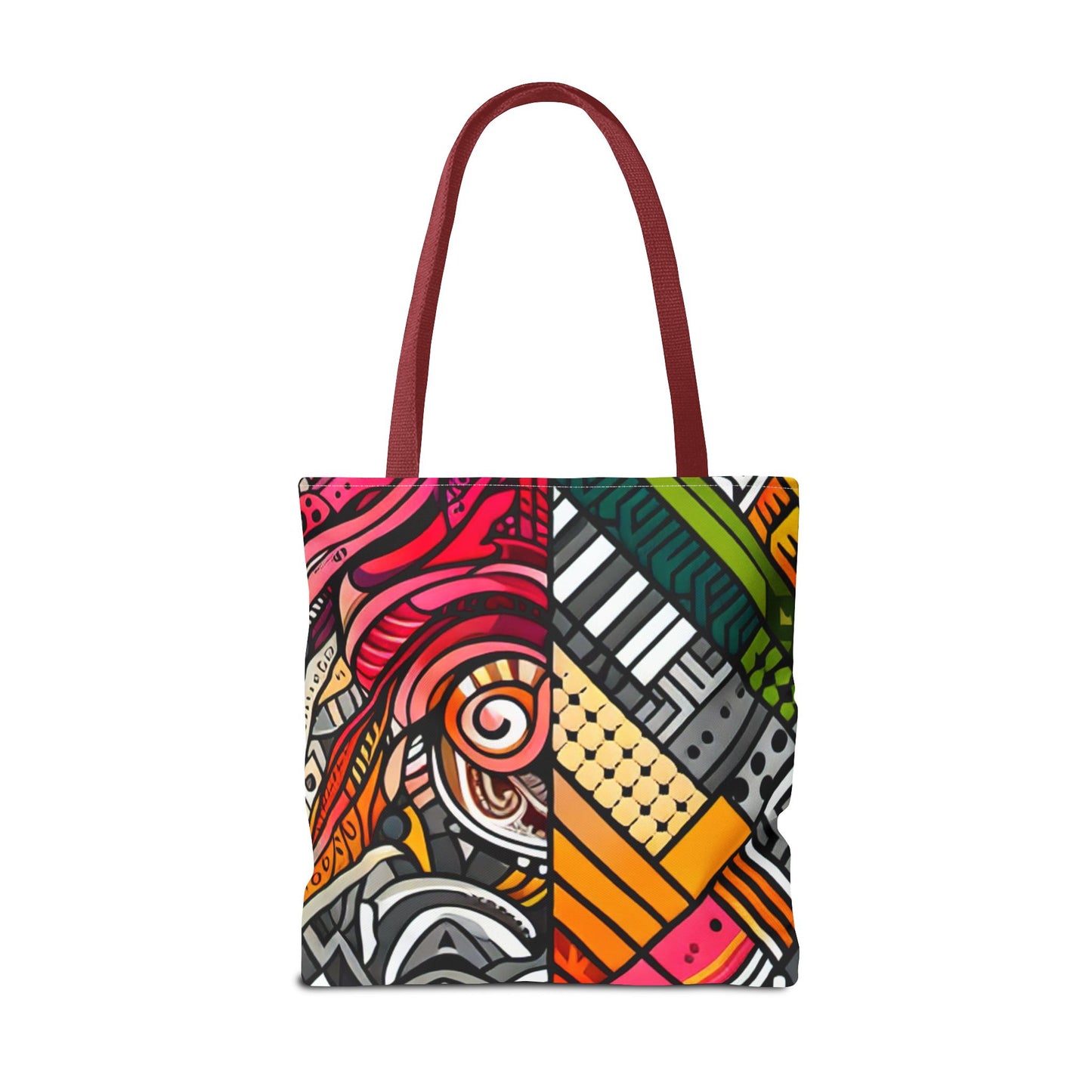 Custom Tote Bag - Stylish and Durable Design with Multiple Handle Colors
