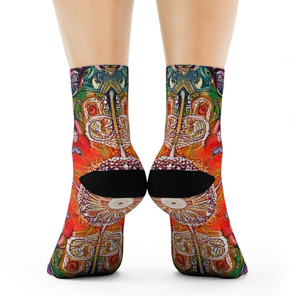 Simple Alluring Style Crew Socks