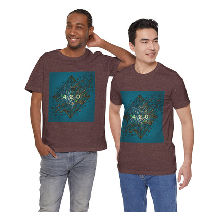 420 Graphic Unisex Jersey Tee - Casual Vibe for Celebrations