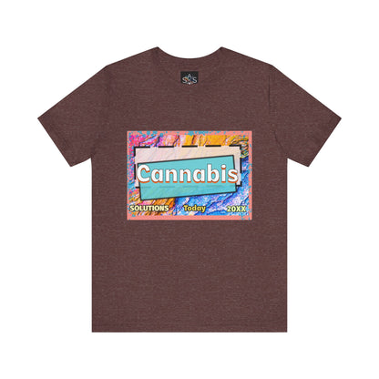 Trendy Cannabis Solutions Tee - Unisex Jersey Short Sleeve T-Shirt
