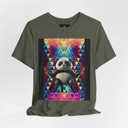 Colorful Panda Graphic Tee - Unisex Jersey Short Sleeve