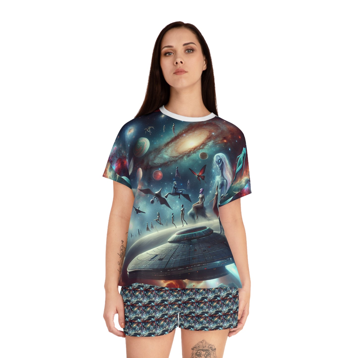 Women's Short Pajama Set (AOP)
