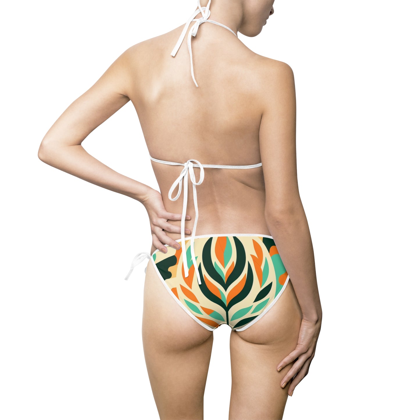 Tropical Floral Women's Bikini Swimsuit - Summer Beachwear