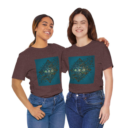 420 Graphic Unisex Jersey Tee - Casual Vibe for Celebrations