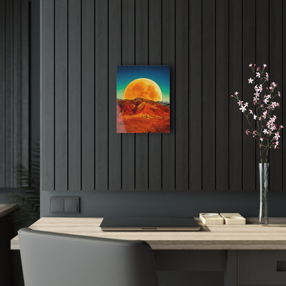 Yellow Planet Acrylic Prints