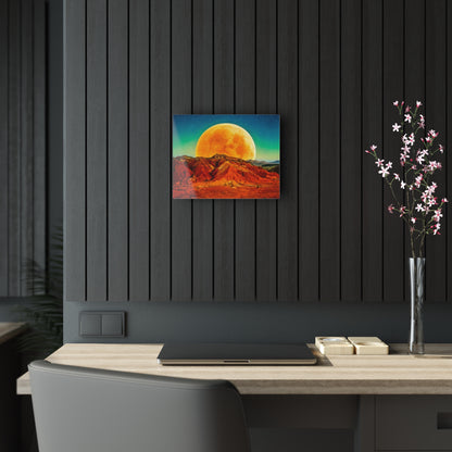 Yellow Planet Acrylic Prints