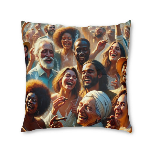 Tufted Floor Pillow, Square