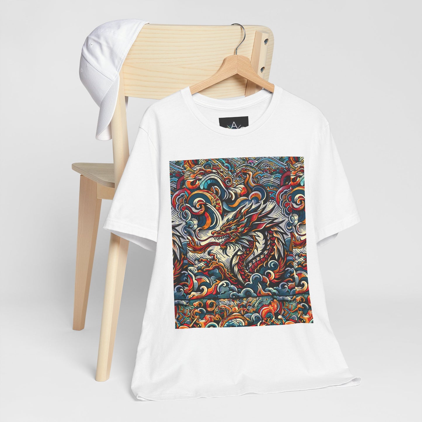 Vibrant Dragon Graphic Tee - Unisex Jersey Short Sleeve Shirt