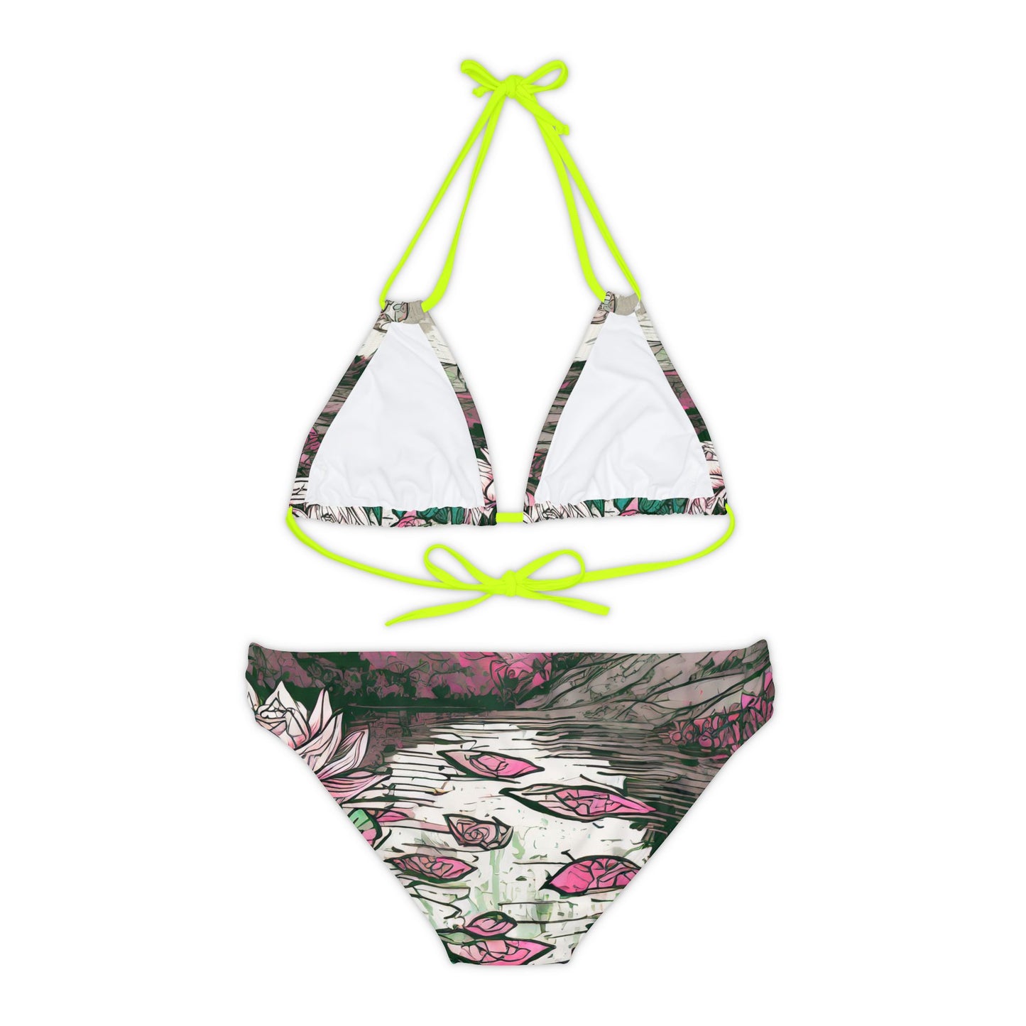 Strappy Bikini Set (AOP)