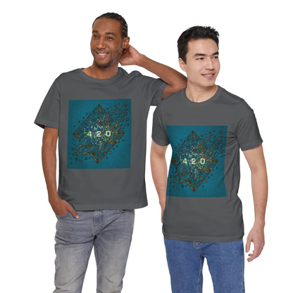 420 Graphic Unisex Jersey Tee - Casual Vibe for Celebrations