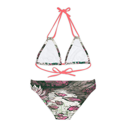 Strappy Bikini Set (AOP)